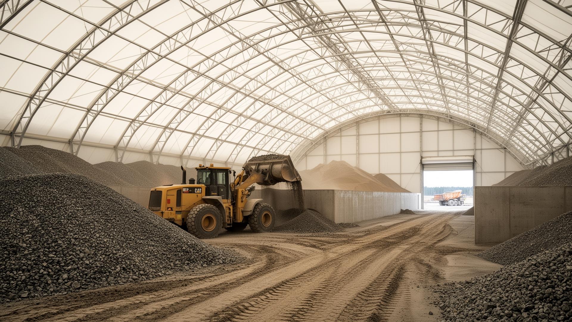 Aggregate, Sand & Mining Stockpiles