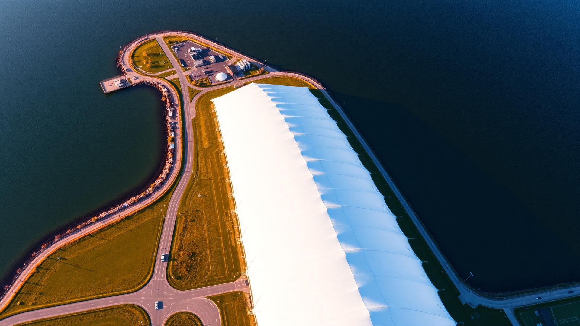 Fabric building installed in Orangeville, Ontario by Building Depot