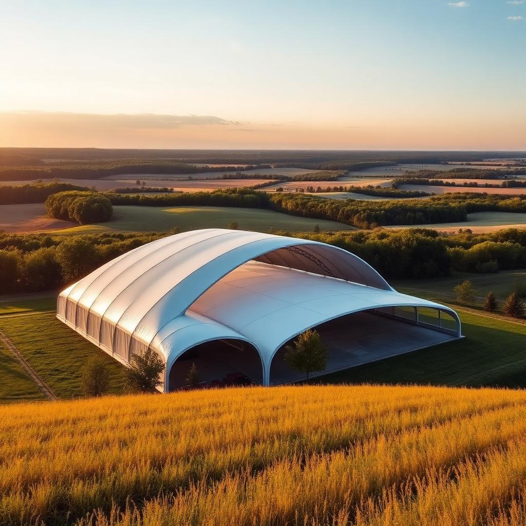 Agricultural Fabric Buildings installed in Ontario by Building Depot